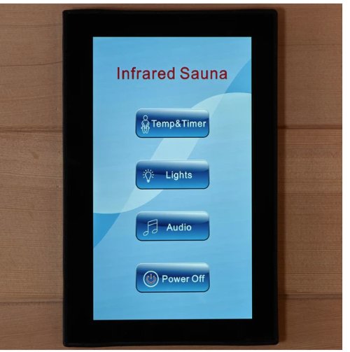 4 Person Infrared Sauna With Himalayan Salt Bar GDI-8040-03