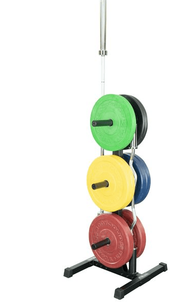 BEST FITNESS WEIGHT PLATE STORAGE WITH BAR HOLDERS BFWT10