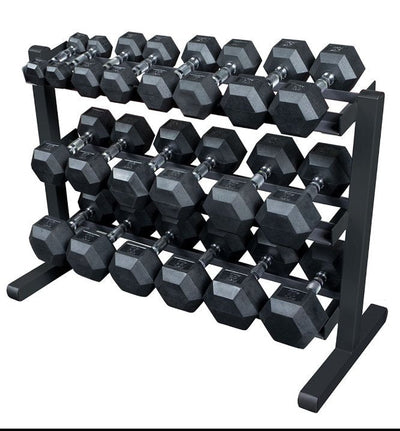 Body Solid 3 Tier Dumbbell Rack
