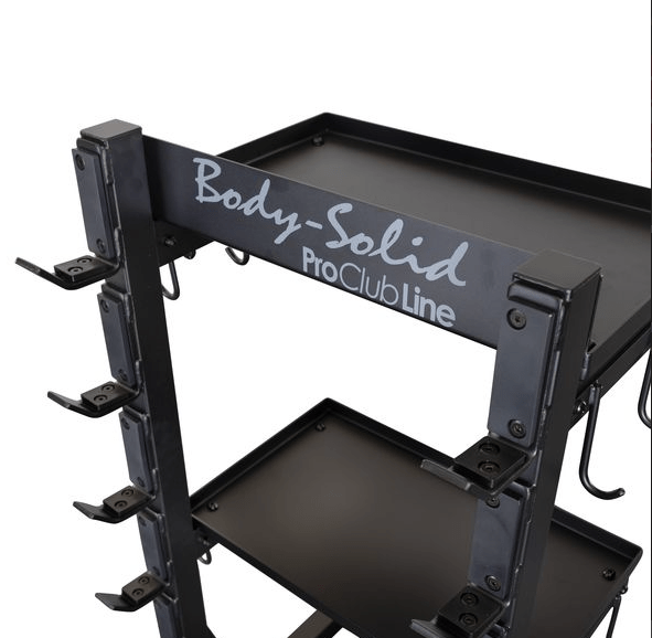 Body-Solid SAR100 Accessory Rack – Compact Storage for Cable Attachments & Workout Accessories