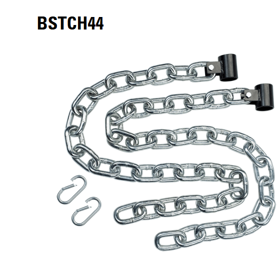 Body-Solid BSTCH44 Lifting Chains – 44lb Variable Resistance Chains for Strength Training
