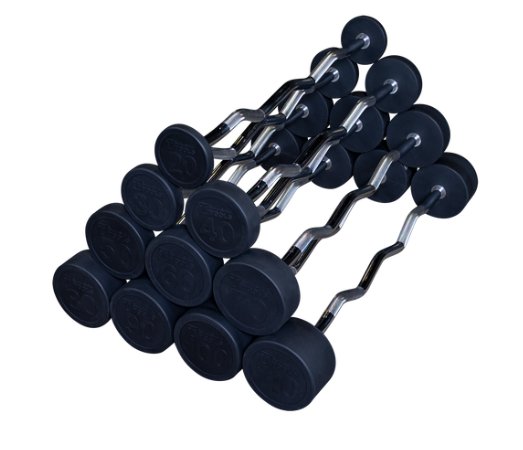 Body Solid EZ Fixed Curl Barbells