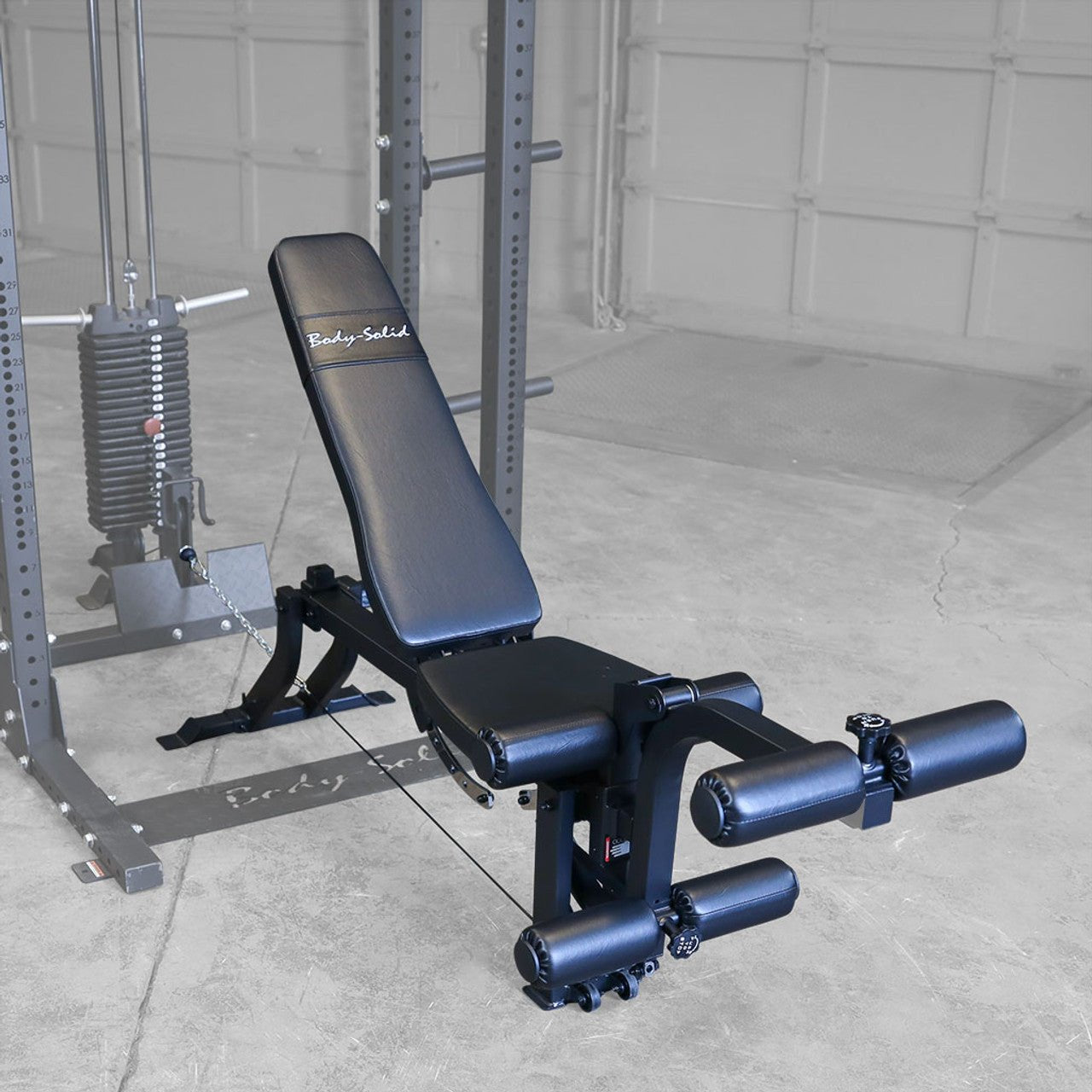 Body Solid GLEG Cable Leg Extension and Leg Curl Bench Attachment