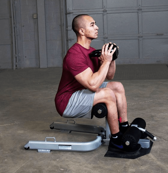 Body-Solid GSS50B Sissy Squat Machine – Quad & Core Trainer for Home or Gym Use