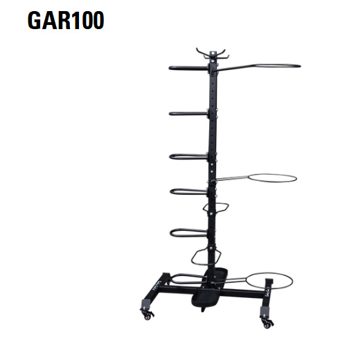 Body Solid Multi Storage Rack With Wheels