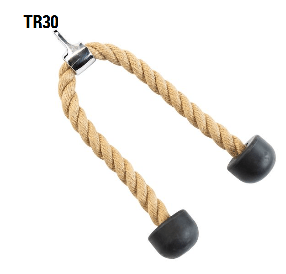 Body-Solid TR30 Natural Tricep Rope – Heavy-Duty Cable Attachment for Triceps & Arms