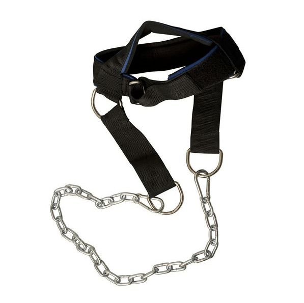 Body-Solid Nylon Head Harness – Neck Strength Training Strap with D-Rings