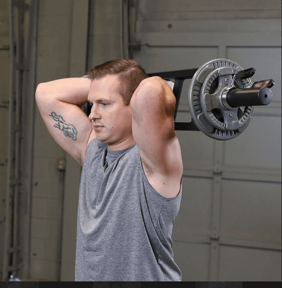 Body-Solid OMG47 Olympic Multi Bar (Black) – Compact Multi-Grip Barbell for Strength Training