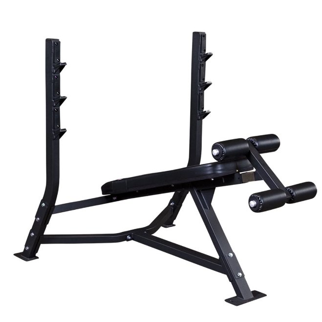 Body Solid Pro Clubline Decline Olympic Bench