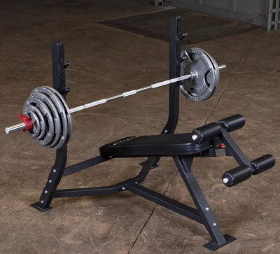 Body Solid Pro Clubline Decline Olympic Bench