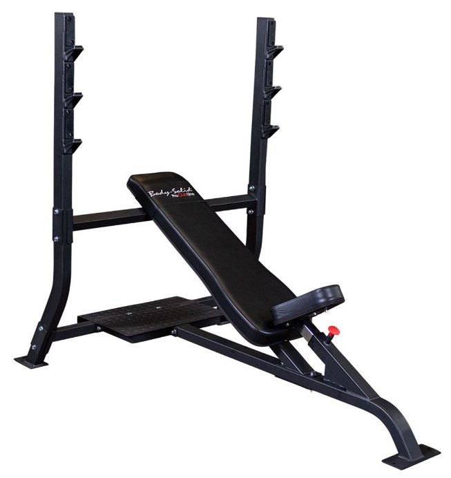 Body Solid Pro Clubline Incline Olympic Bench