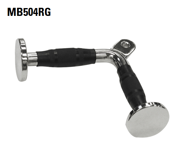 Body-Solid Tricep Handle with Rubber Grip – Single D-Handle Cable Attachment for Arm Training