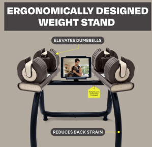 Centr Smart Stack Dumbbells Stand