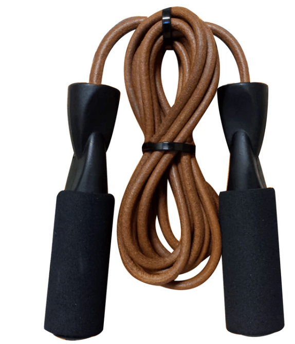 GoFit Leather Jump Rope – GF-LR Speed Rope for Cardio
