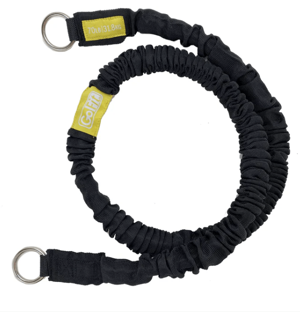 GoFit Resistance Tube – 20lb–100lb with Safety Sleeve (Each Sold Separately)