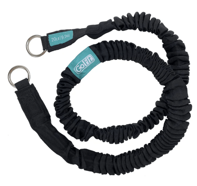 GoFit Resistance Tube – 20lb–100lb with Safety Sleeve (Each Sold Separately)
