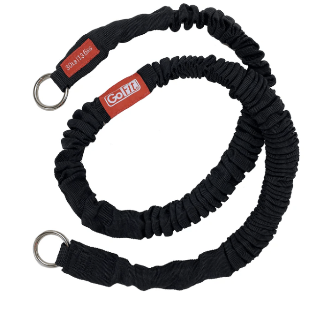 GoFit Resistance Tube – 20lb–100lb with Safety Sleeve (Each Sold Separately)