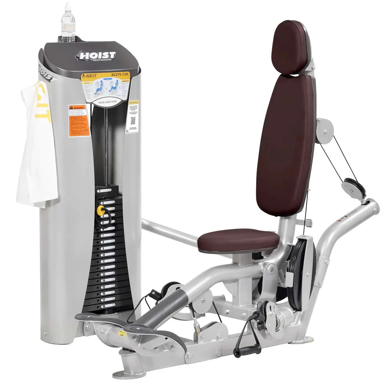 Hoist Roc-It Selectorized Biceps Curl