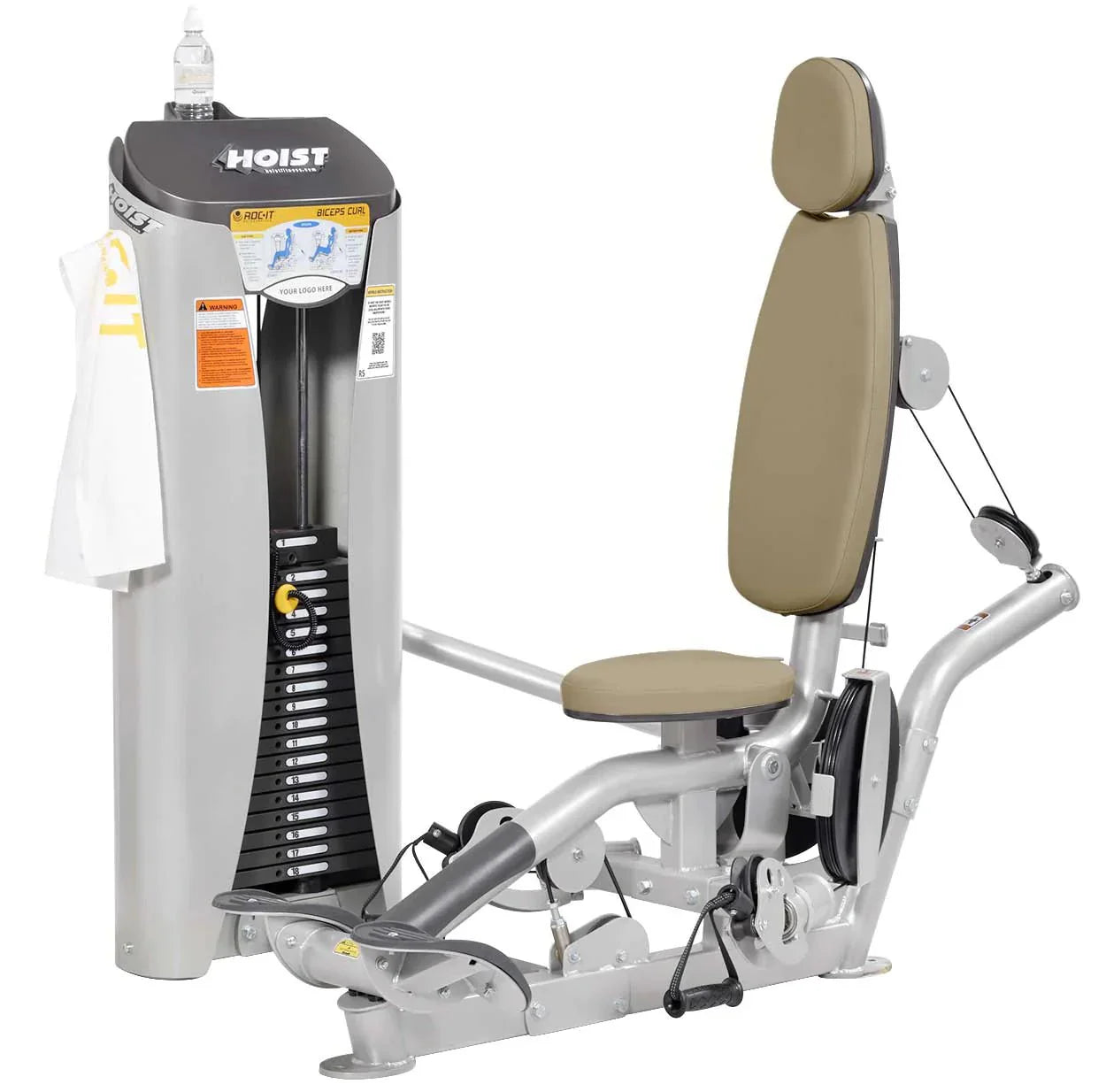 Hoist Roc-It Selectorized Biceps Curl