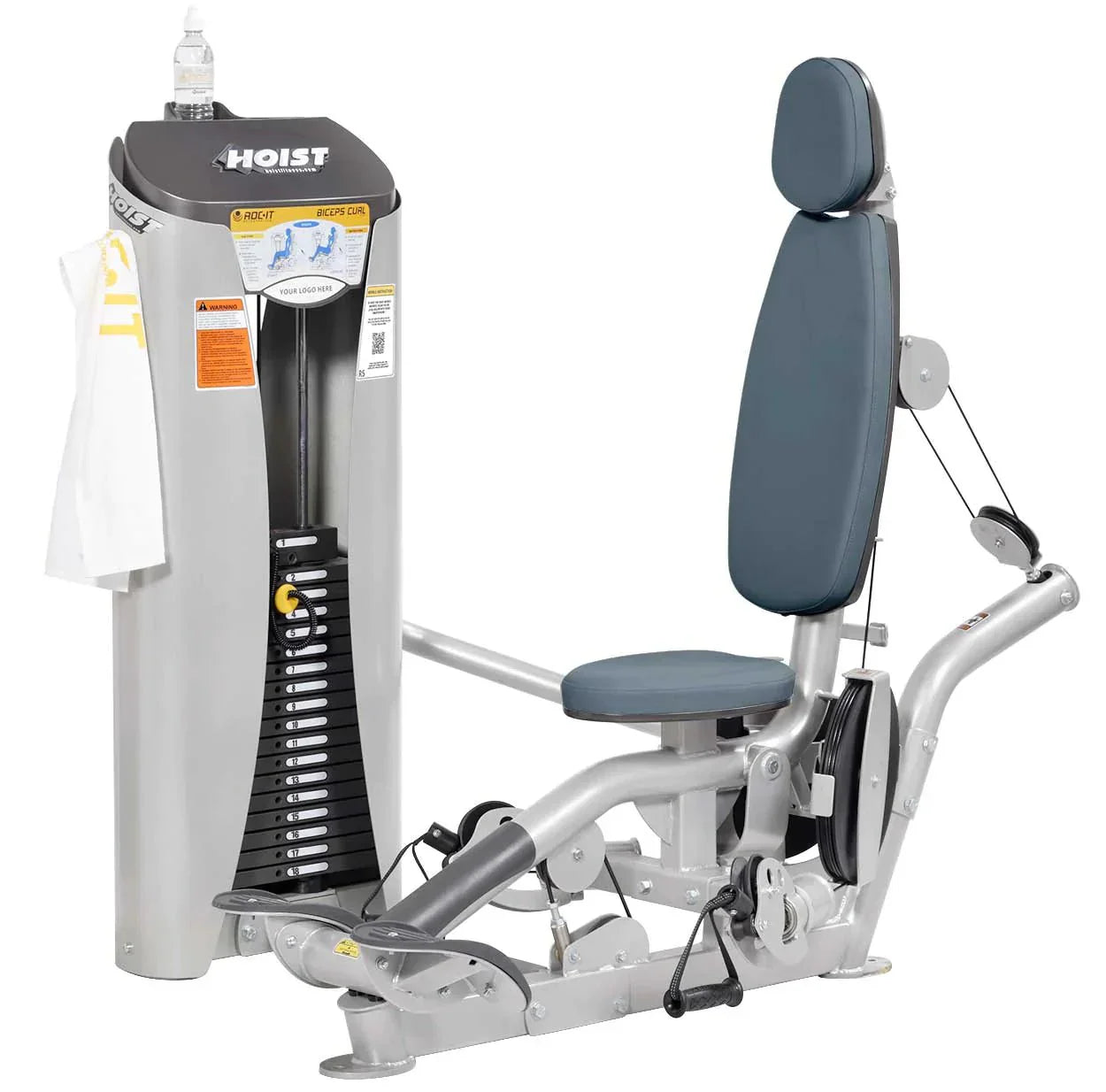 Hoist Roc-It Selectorized Biceps Curl