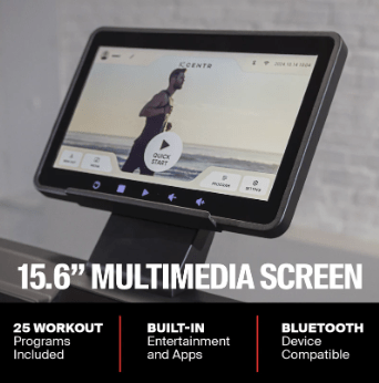 Inspire T5.5 Treadmill – 16.5" Touchscreen, Bluetooth, and Built-In Workouts