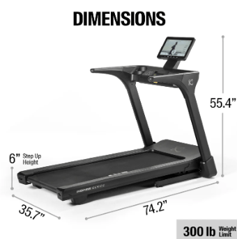 Inspire T5.5 Treadmill – 16.5" Touchscreen, Bluetooth, and Built-In Workouts