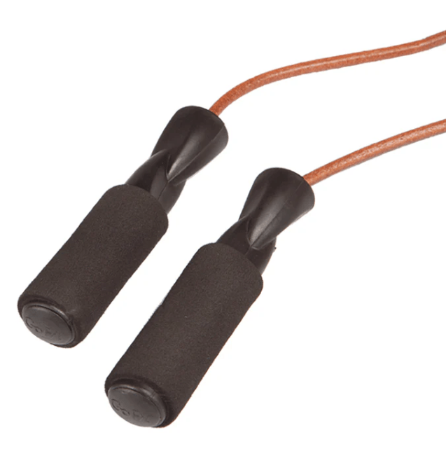 GoFit Leather Jump Rope – GF-LR Speed Rope for Cardio