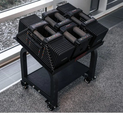 Powerblock Commercial Pro 175lb Adjustable Dumbbell Set W/Stand