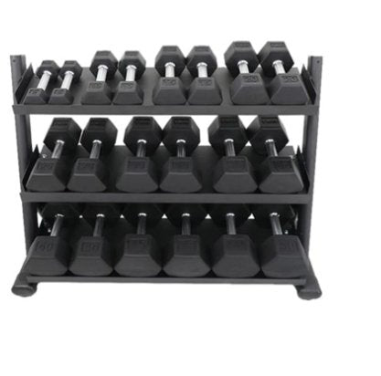 TKO 3-Tier Shelf Dumbbell Rack