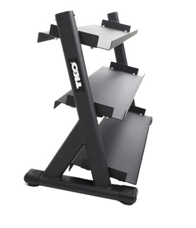 TKO 3-Tier Shelf Dumbbell Rack