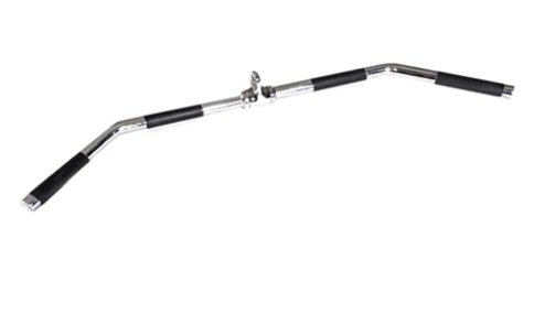 TKO Chrome Lat Bar With Polyurethane Round Grips