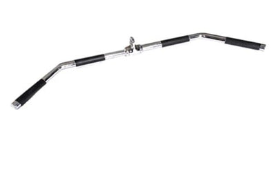 TKO Chrome Lat Bar With Polyurethane Round Grips
