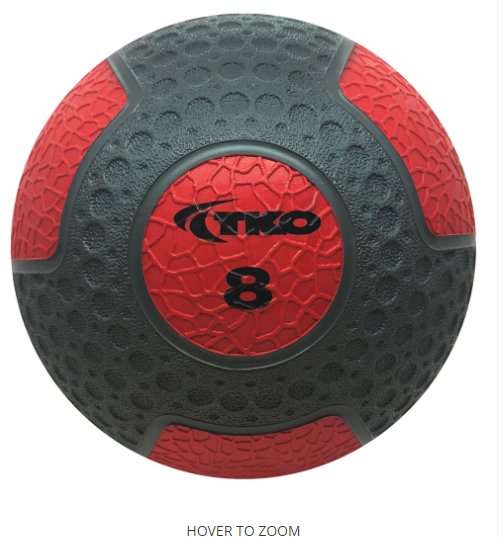 TKO Commercial Rubberized Medicine Ball