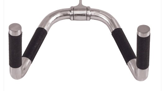 TKO Multi-Exercise Chrome Bar with Polyurethane Round Grips