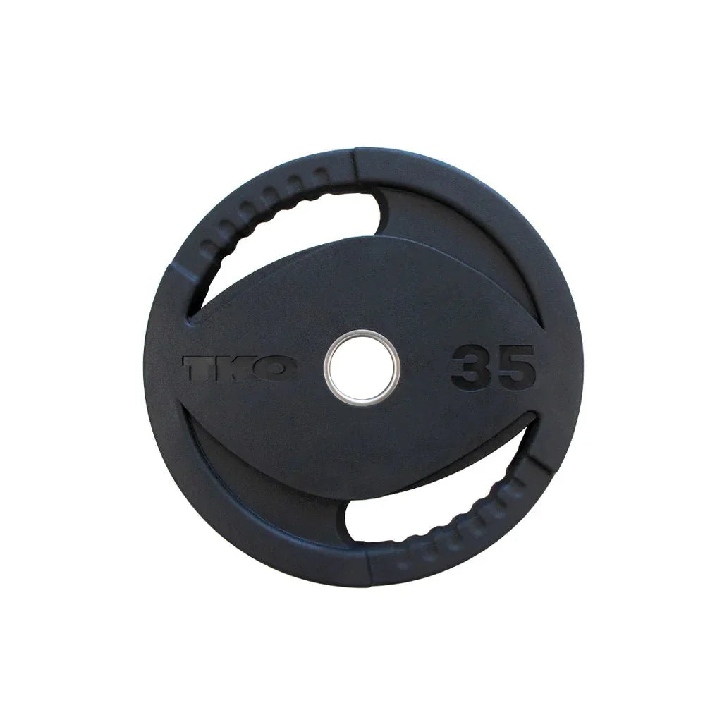 TKO Olympic Rubber Grip Plate Bi-lateral Grip Design
