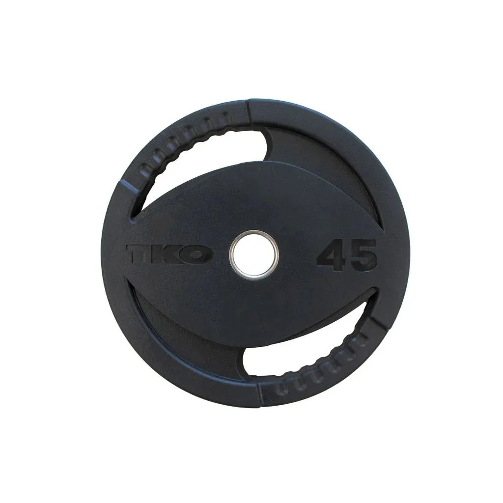 TKO Olympic Rubber Grip Plate Bi-lateral Grip Design