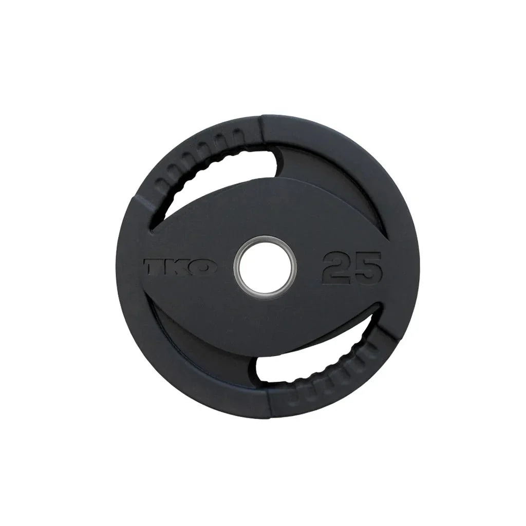 TKO Olympic Rubber Grip Plate Bi-lateral Grip Design