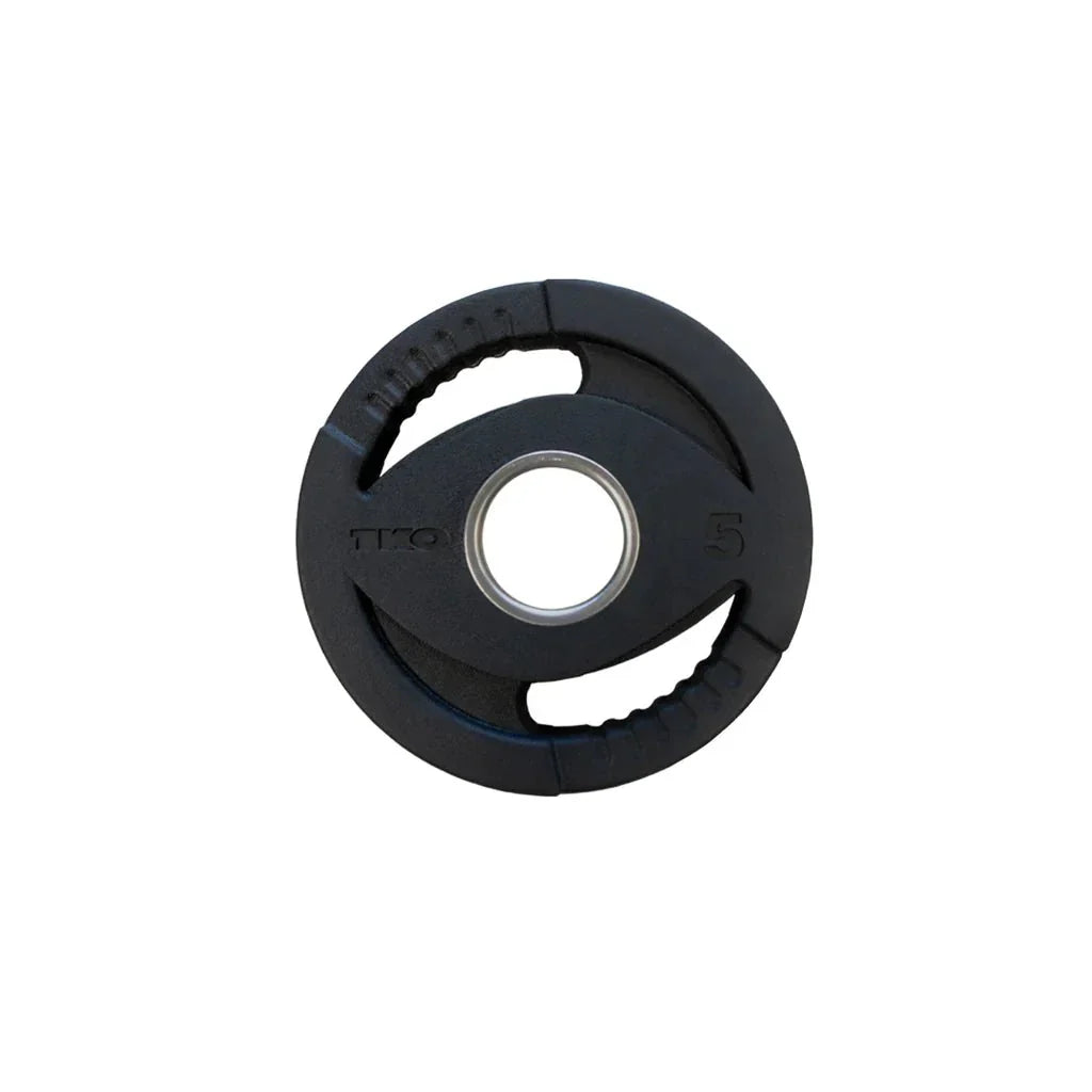 TKO Olympic Rubber Grip Plate Bi-lateral Grip Design