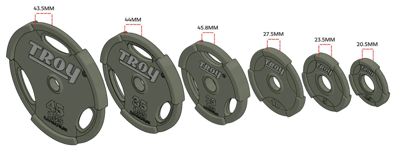 TROY Machined Grip Plate-Sold at Fitness Specialsit