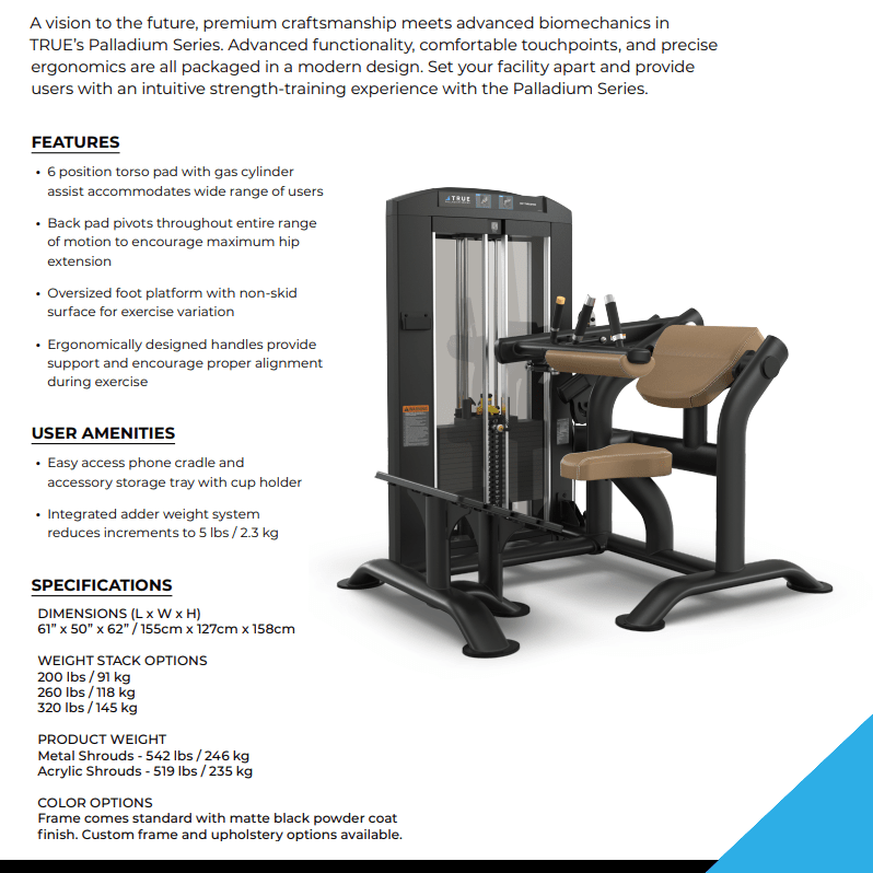 TRUE Palladium SPL-2000 Hip Thruster – Commercial Glute Machine  Fitness Specialist TX