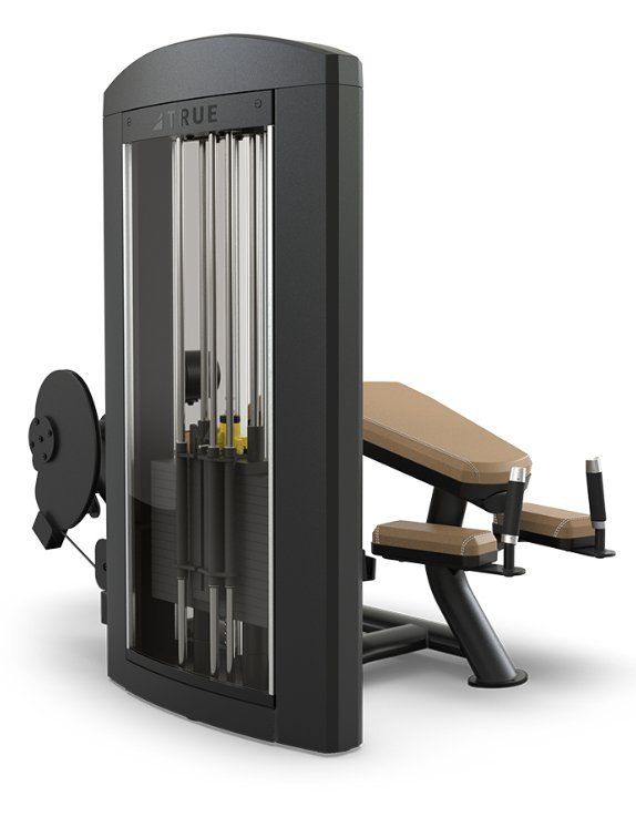 TRUE Palladium SPL-1800 Horizontal Leg Curl – Commercial Hamstring Machine Fitness Specialist TX