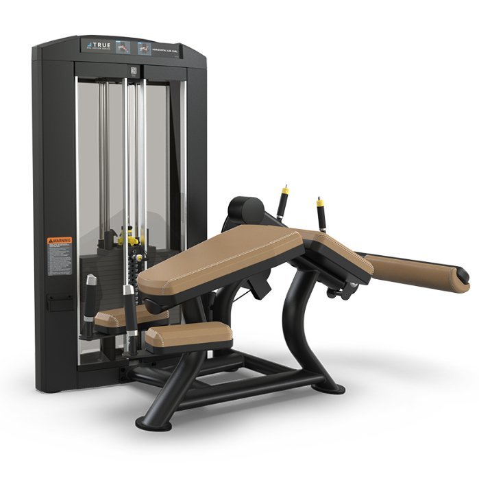 TRUE Palladium SPL-1800 Horizontal Leg Curl – Commercial Hamstring Machine Fitness Specialist TX