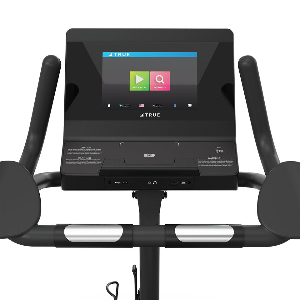TRUE Launch Upright Bike – 30 Resistance Levels, Self-Generating  Fitness Specialist
