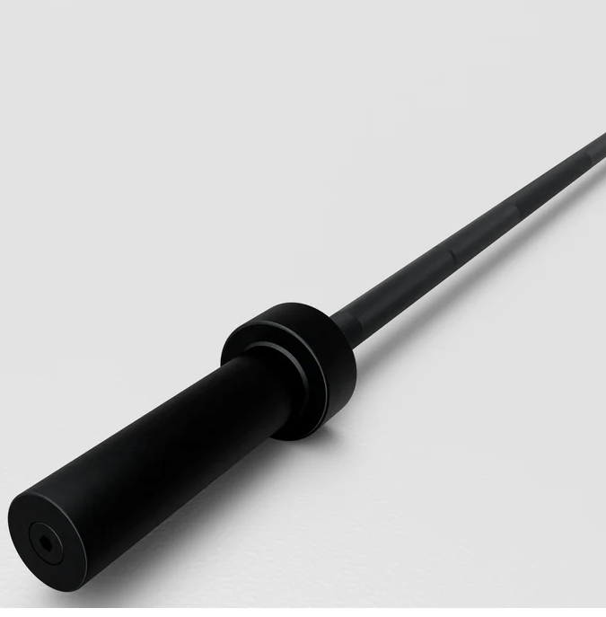 USA Sports GOB-60B Olympic Barbell – 5' Black Bar for Compact Weightlifting & Home Gyms