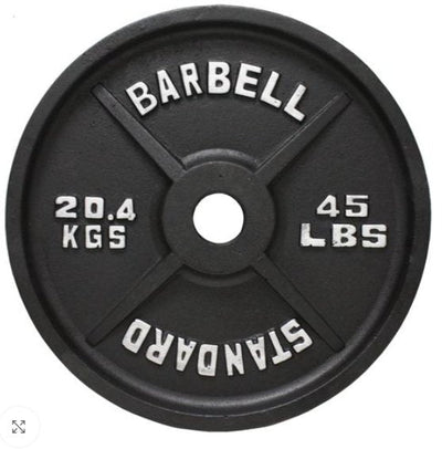 USA Cast Iron Olympic Plates Black
