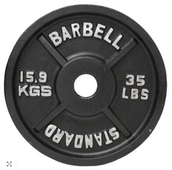 USA Cast Iron Olympic Plates Black
