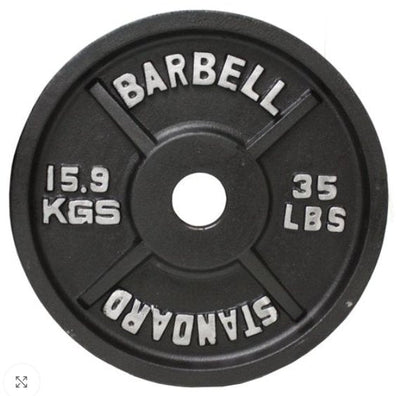 USA Cast Iron Olympic Plates Black