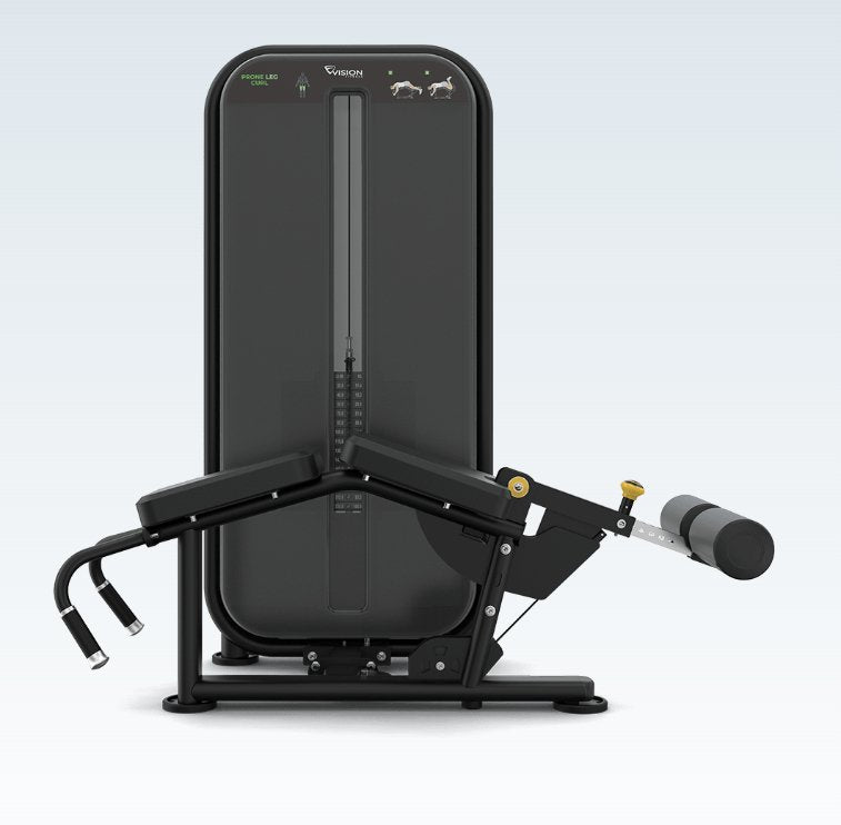 Vision Fitness Prone Leg Curl Selectorized VST600-s73