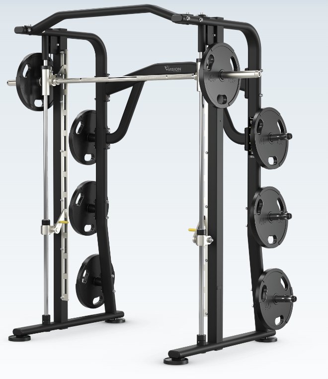 Vision Commercial Smith Machine – Linear Bearing Strength Equipment | Fitness Specialist TX
