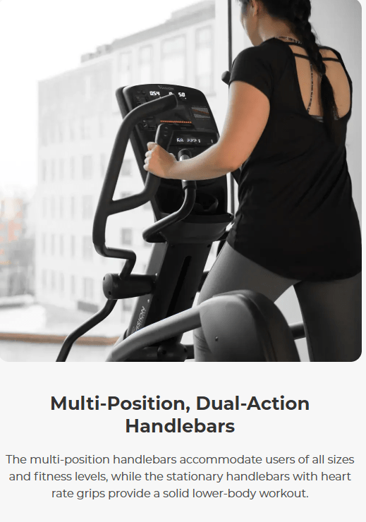 Vision S70 Ascent Trainer – Commercial Suspension Elliptical with Variable Incline | Fitness Specialist TX